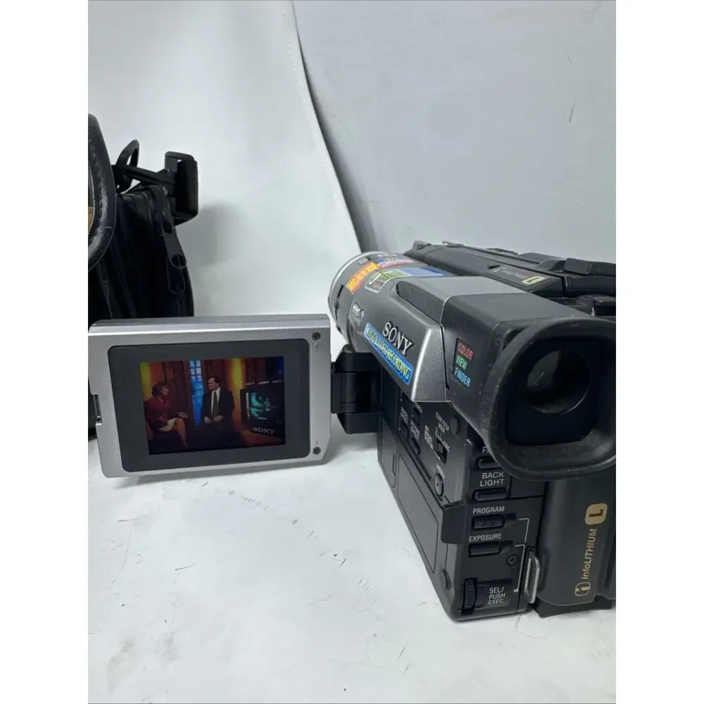 Sony Handycam DCR-TRV315 Digital 8 NTSC Camcorder with Nightshot Tested Bundle